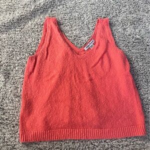 Tommy Bahama Coral V-Neck Knit Tank Sweater